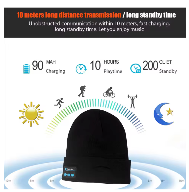 FF-TECH RUN Bluetooth Beanie