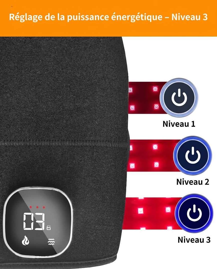 Wrap Thérapie Lumière Rouge – Soulagement Douleurs Sportives