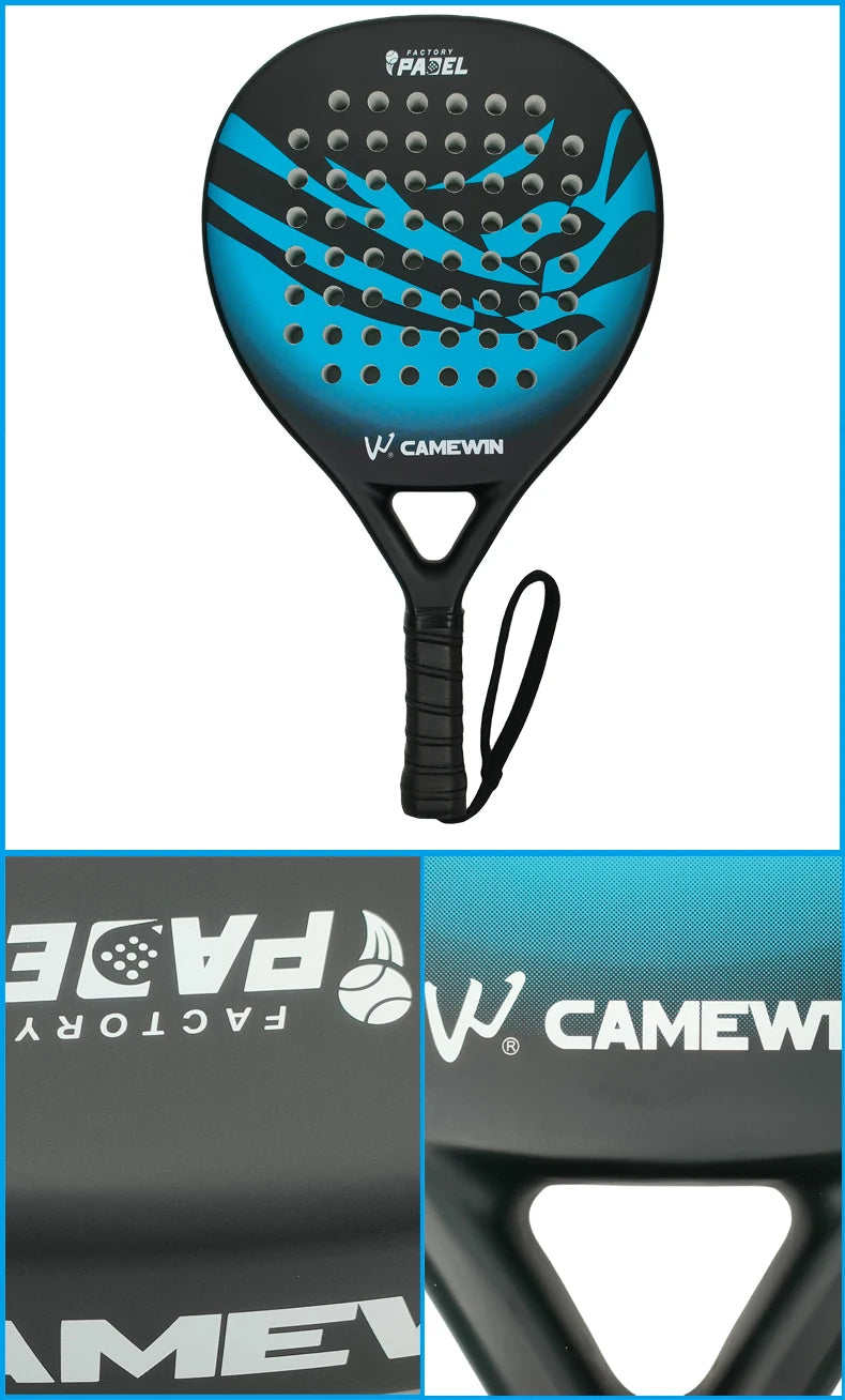 Raquette de Padel Camewin en Fibre de Carbone 100%
