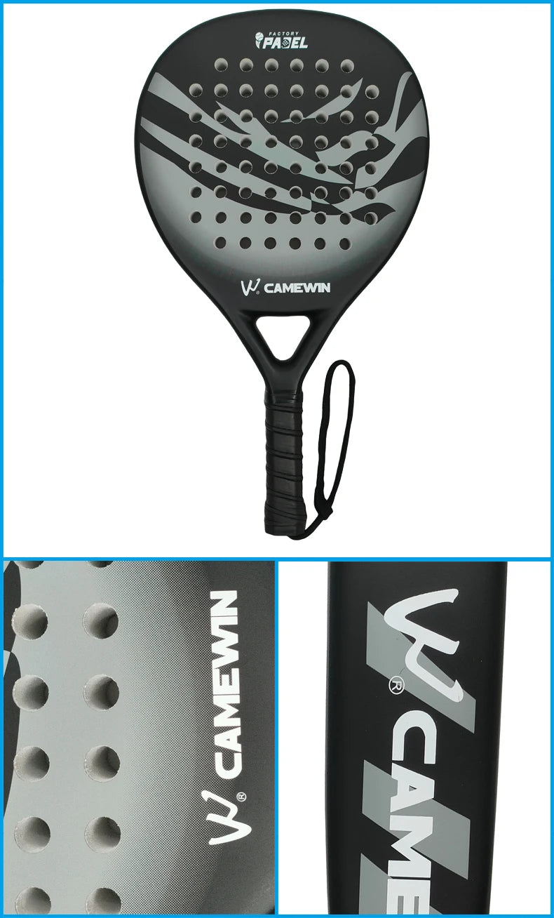 Camewin 100% Carbon Fiber Padel Racket