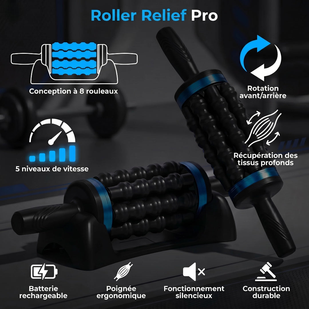 Roller Relief Pro – Masseur électrique rouleau 360°