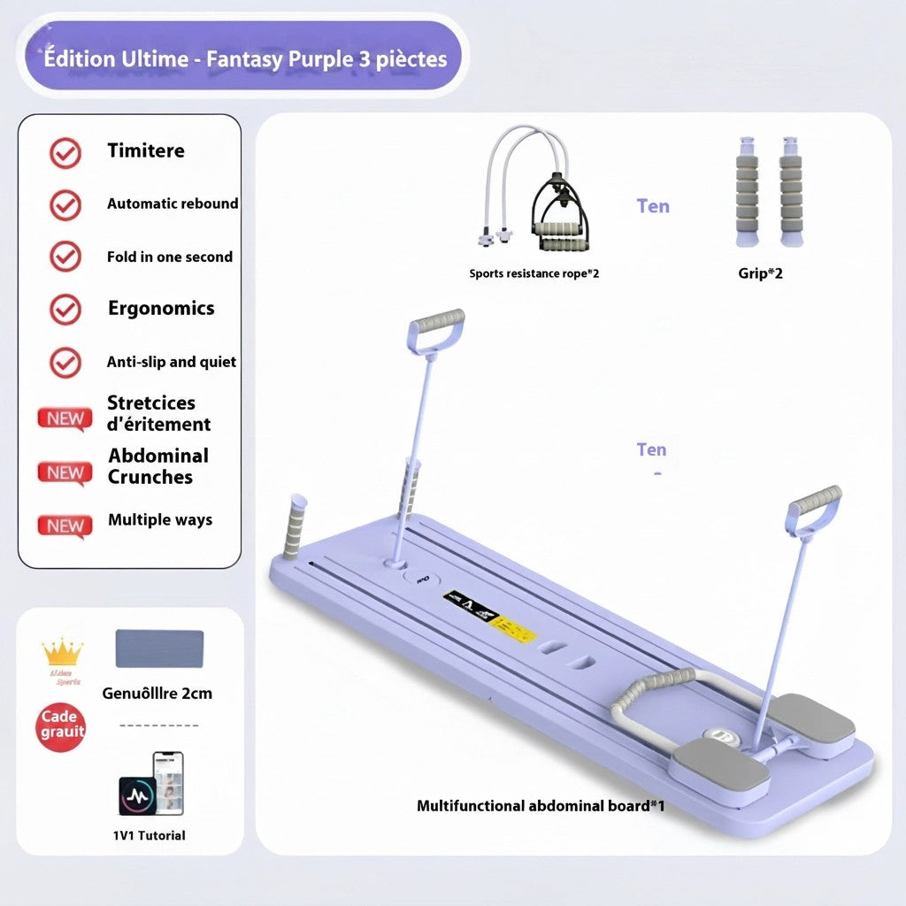 Reformer Pilates Multifonctionnel portable