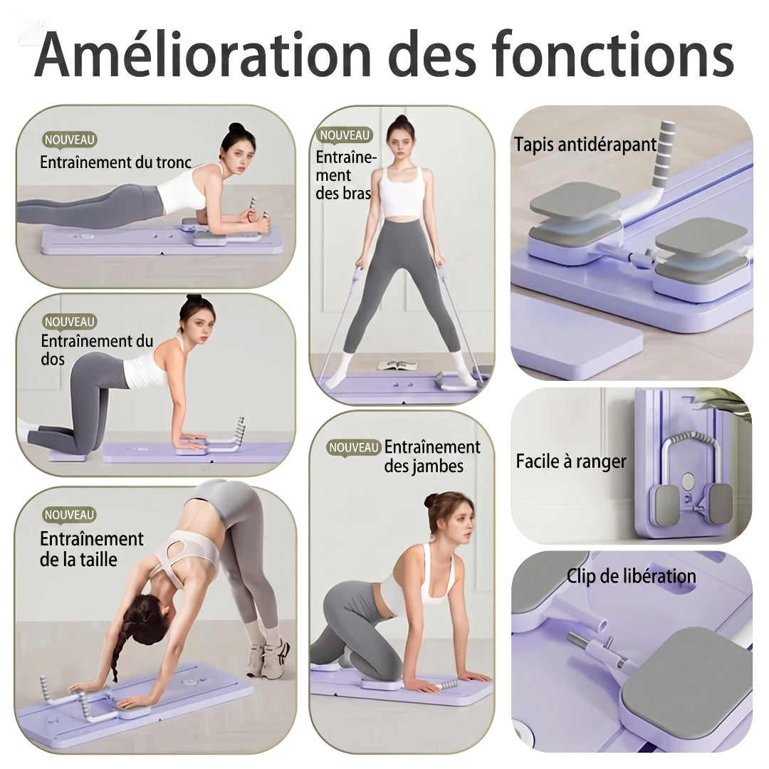 Reformer Pilates Multifonctionnel portable