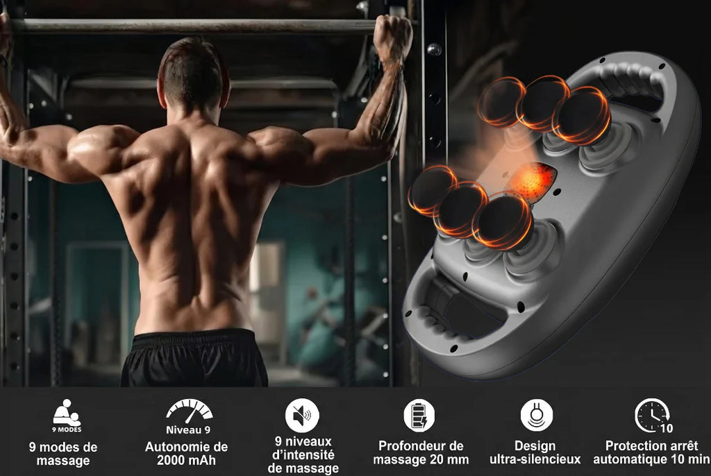PainRelief Pro – 6-Head Massage Gun