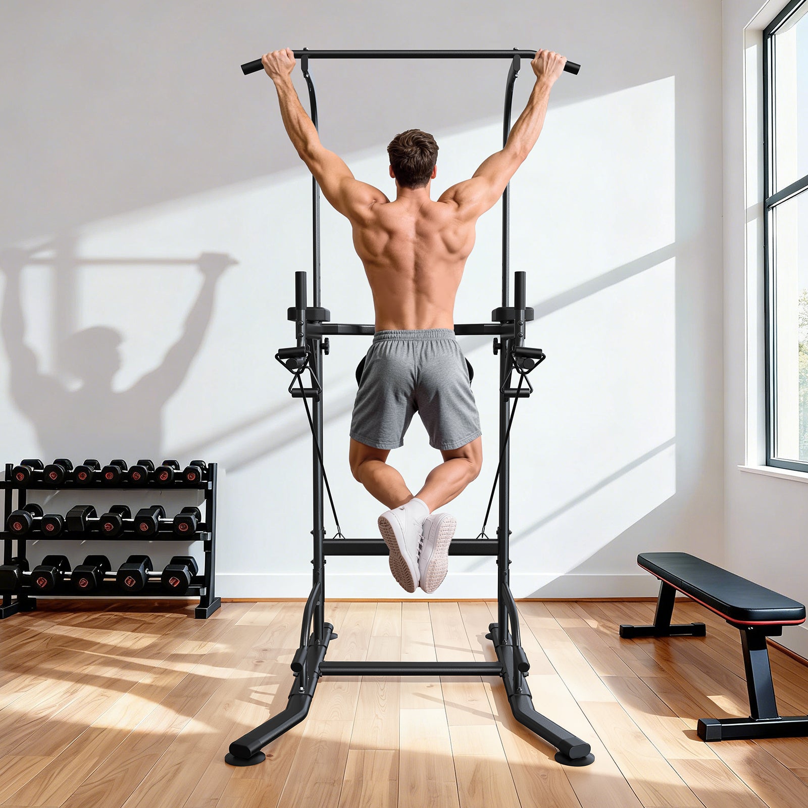 Power Tower multifonctionnel – Salle de sport maison